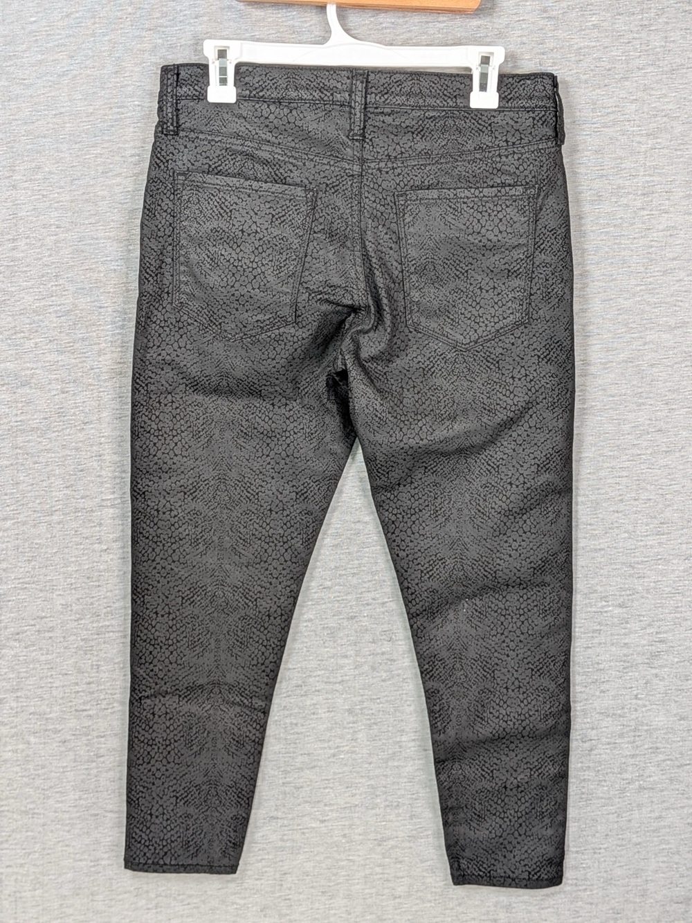 Banana Republic Premium Denim Midrise Skinny Serpent (Snake) Print Jeans - Picture 7 of 12